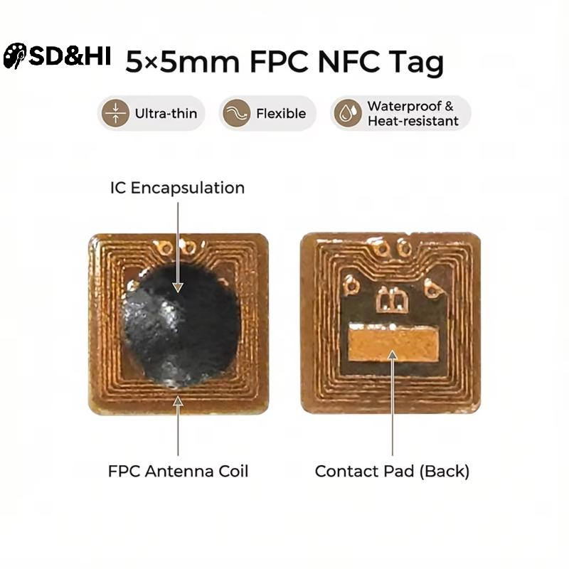 Nfc Tag Programmable - 1/5/10 SZT. Programowalna naklejka NFC RFID