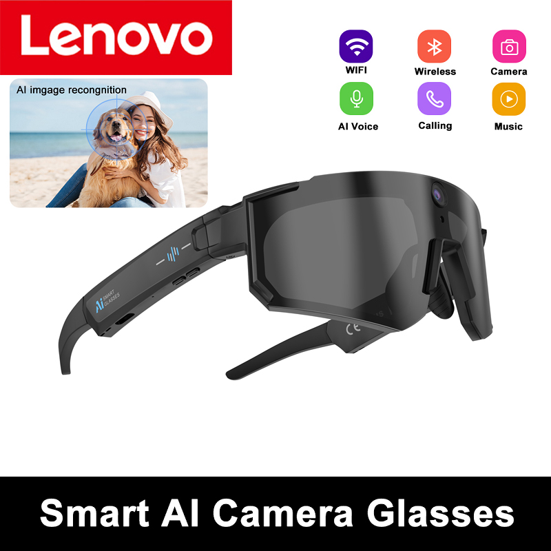 Smart Glasses Ar - Okulary rowerowe Lenovo z inteligentną kamerą,