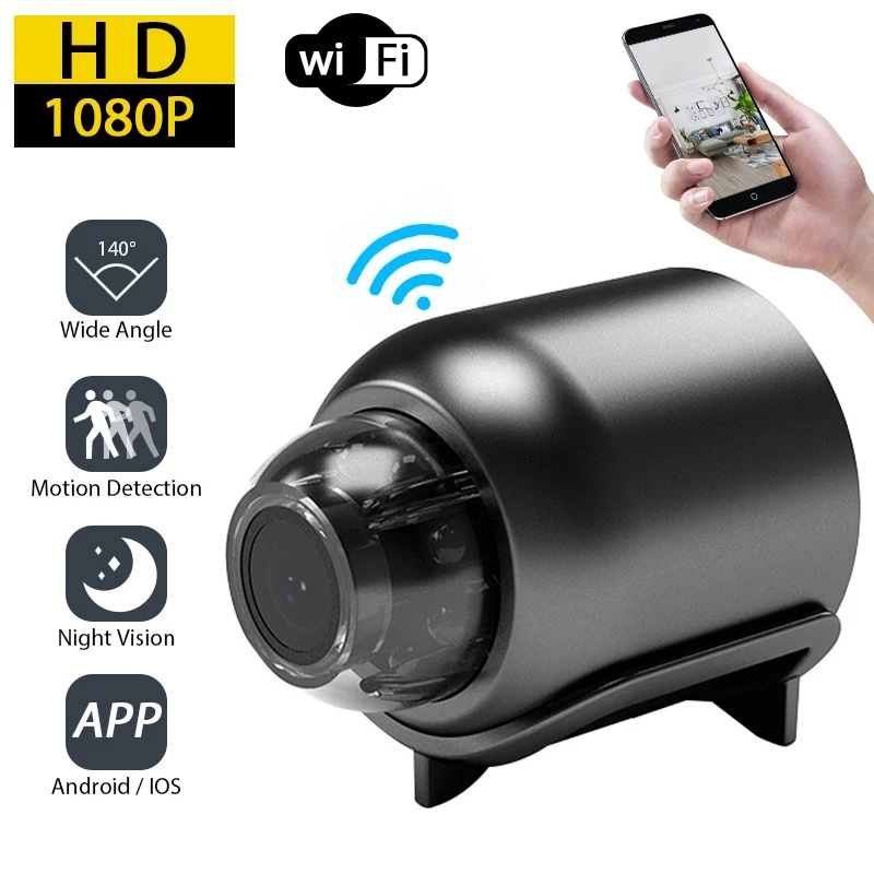 Compact Camera Mirrorless - Miniaturowa kamera WiFi 1080P HD z
