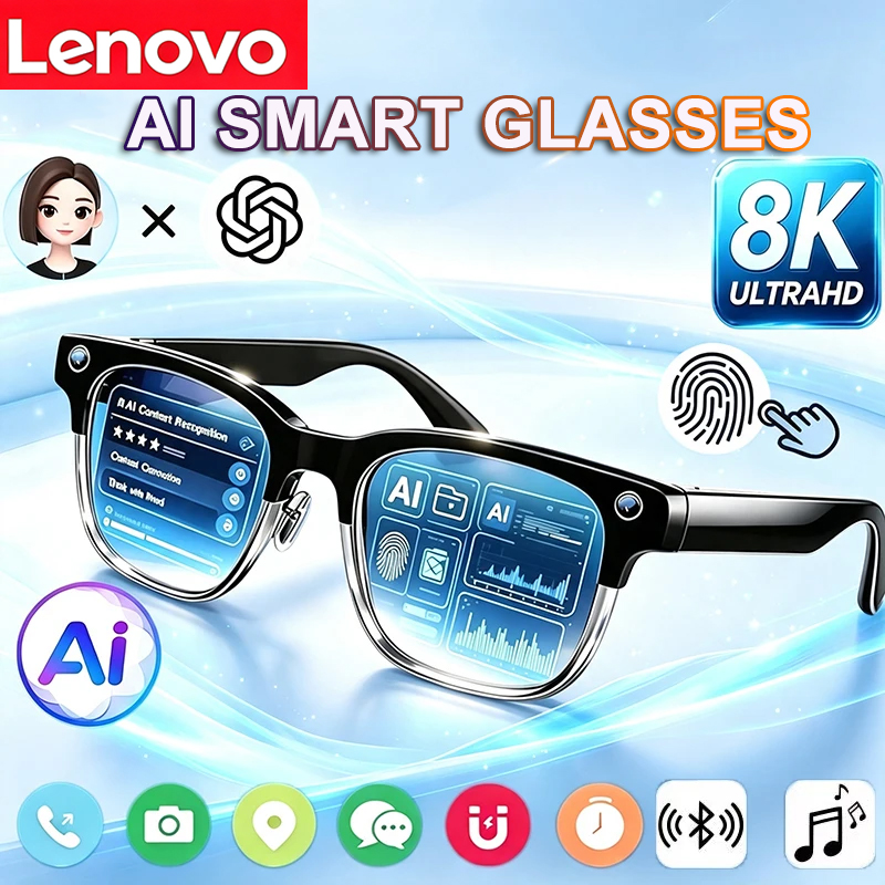 Smart Glasses Ar - Inteligentne okulary Lenovo 8K HD AI