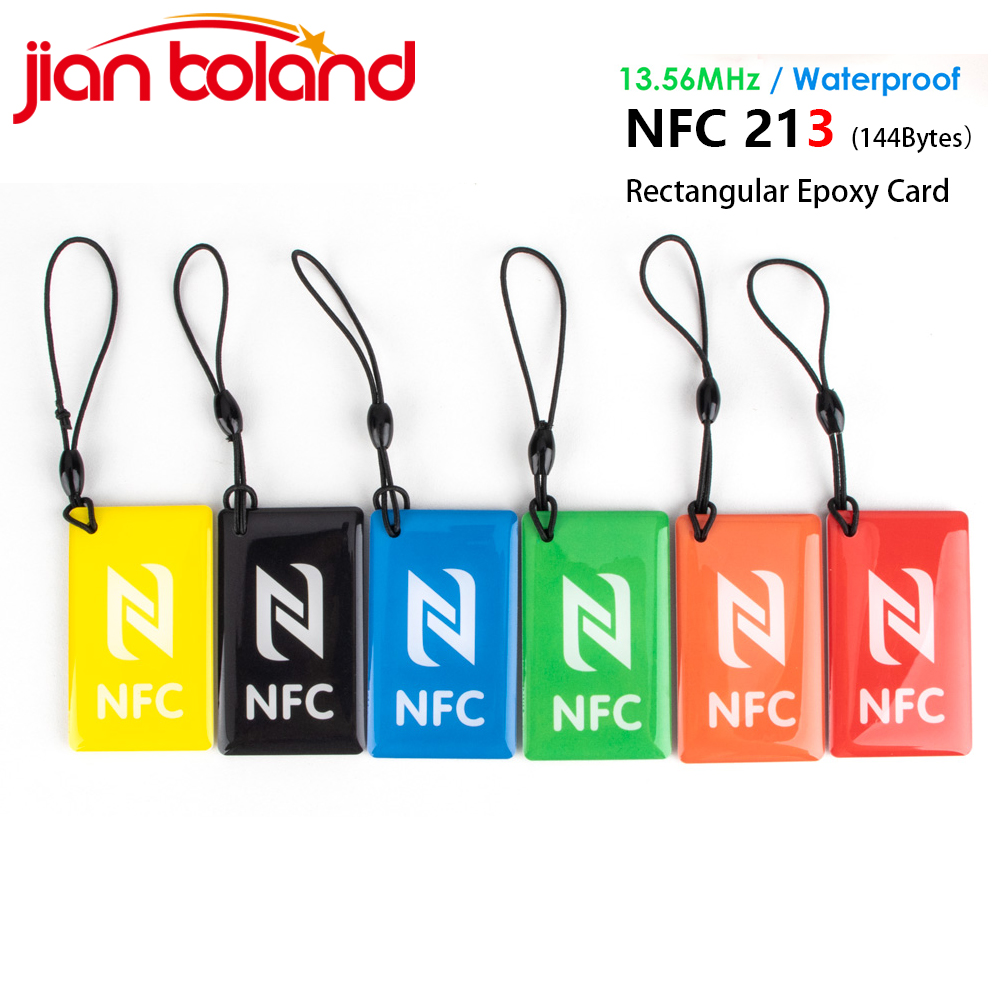Nfc Tag Programmable - 6 szt. Prostokątny 13.56MHz ISO14443A 144