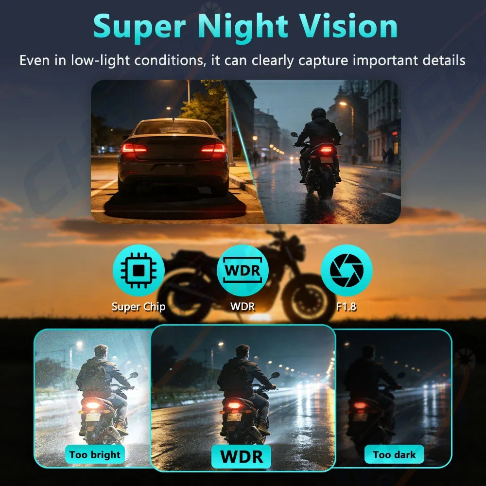 Rejestrator motocyklowy DVR 2K – Compact Camera Mirrorless recenzja i cena