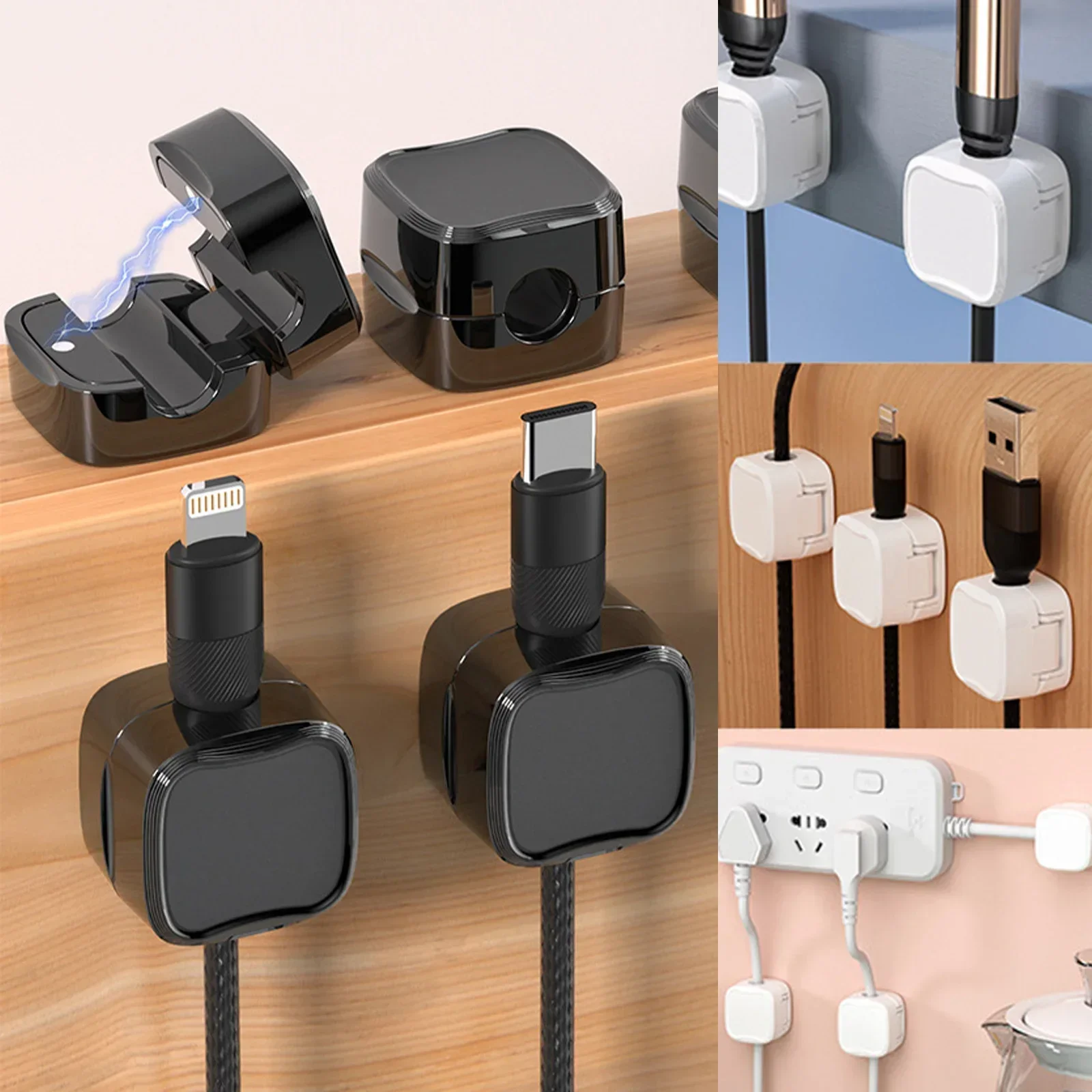 6/12/24PCS Magnetyczny organiz – Magnetic Charging Cable recenzja i cena