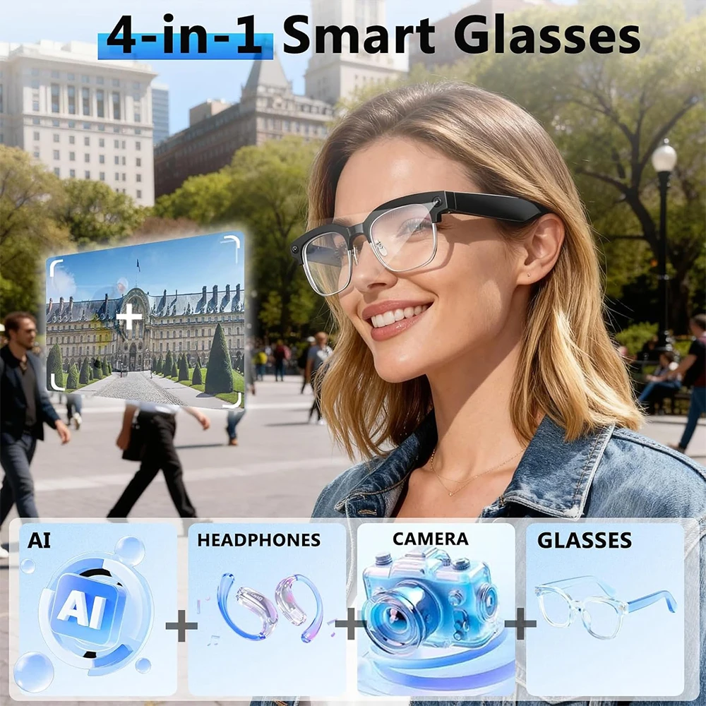 Okulary inteligentne 4K z AI,  – Smart Glasses Ar recenzja i cena