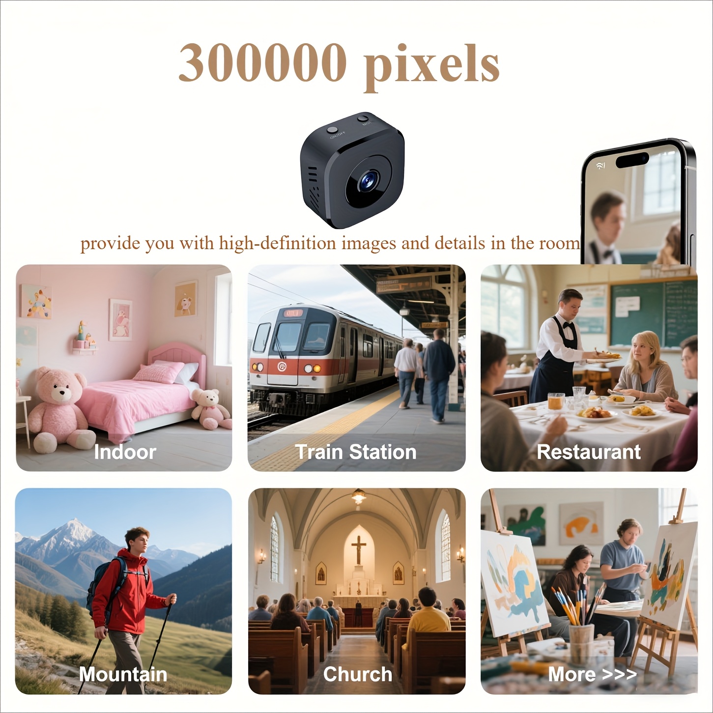 Miniaturowa kamera WiFi HD 108 – Compact Camera Mirrorless recenzja i cena