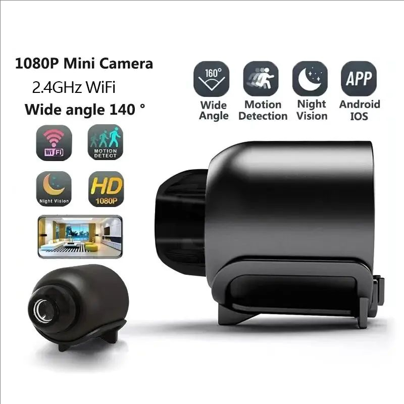 Miniaturowa kamera WiFi 1080P  – Compact Camera Mirrorless recenzja i cena