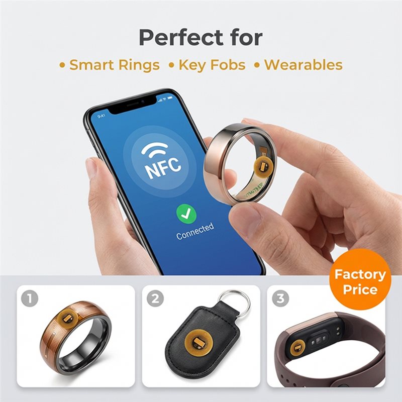 Tag NFC BAAE o średnicy 6 mm,  – Nfc Tag Programmable recenzja i cena