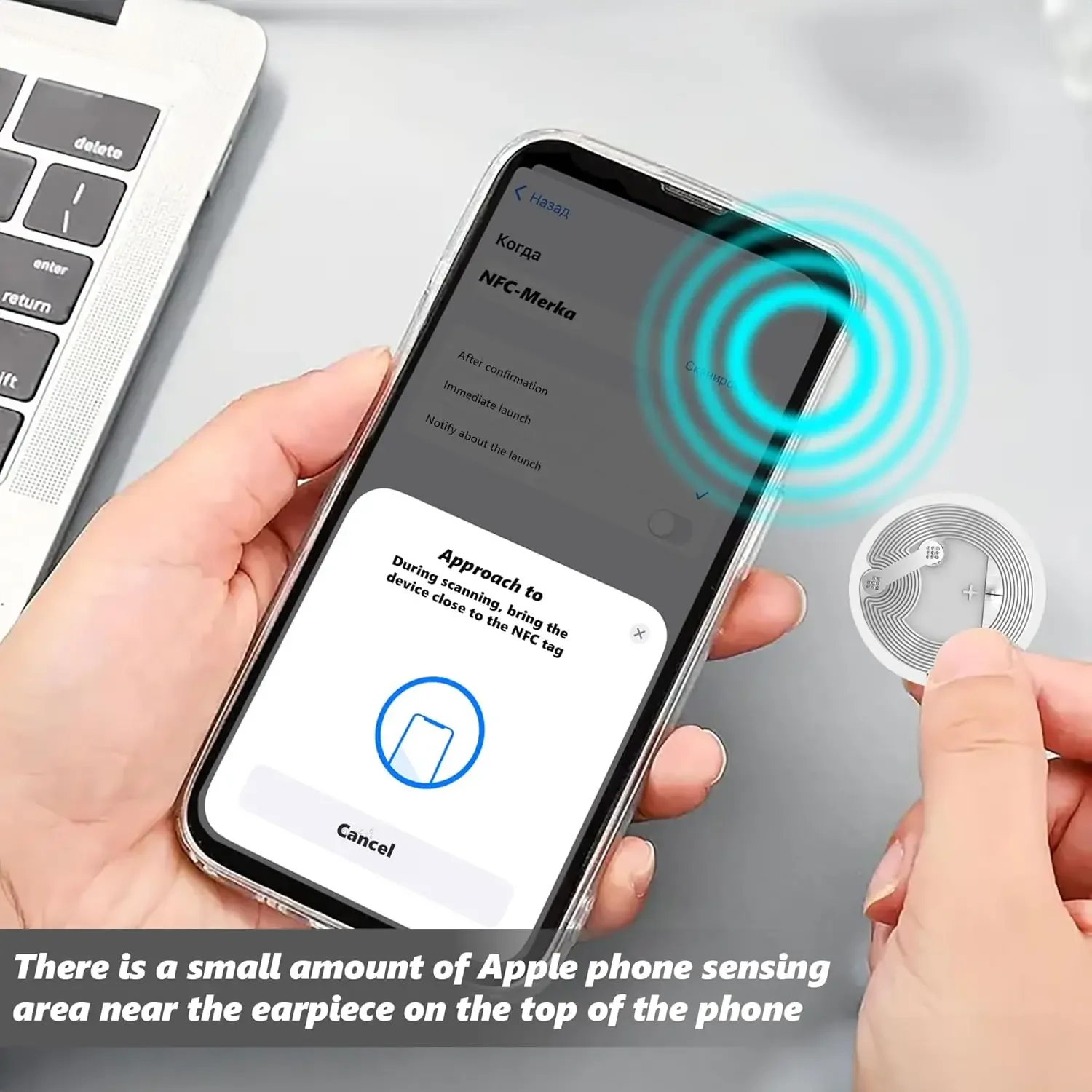 Naklejki NFC NTAG215 13.56MHz  – Nfc Tag Programmable recenzja i cena