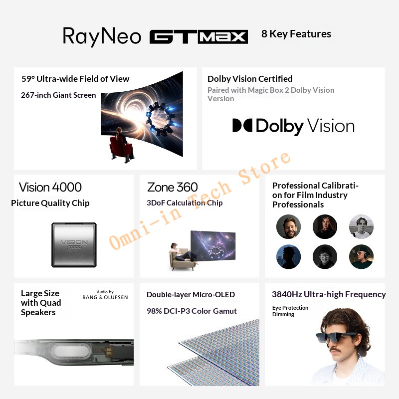 Okulary inteligentne RayNeo GT – Smart Glasses Ar recenzja i cena